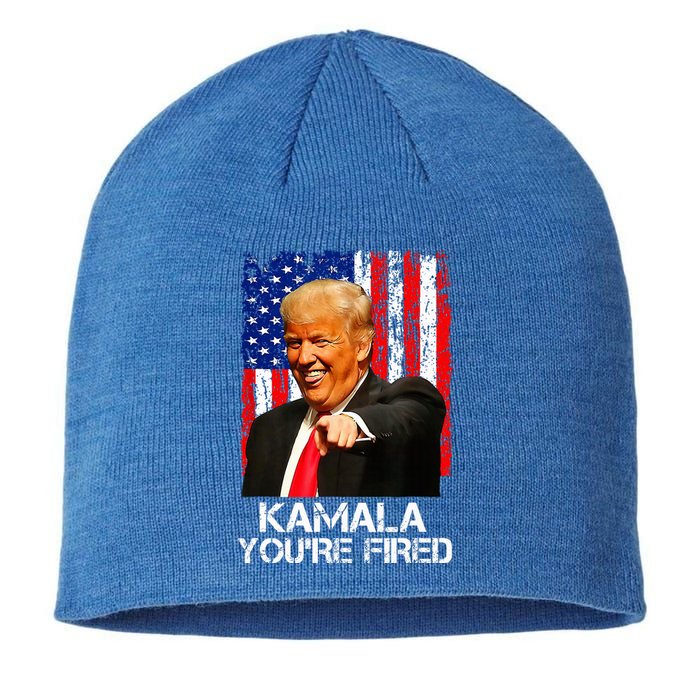 President Trump Laughing At Kamala Sustainable Beanie