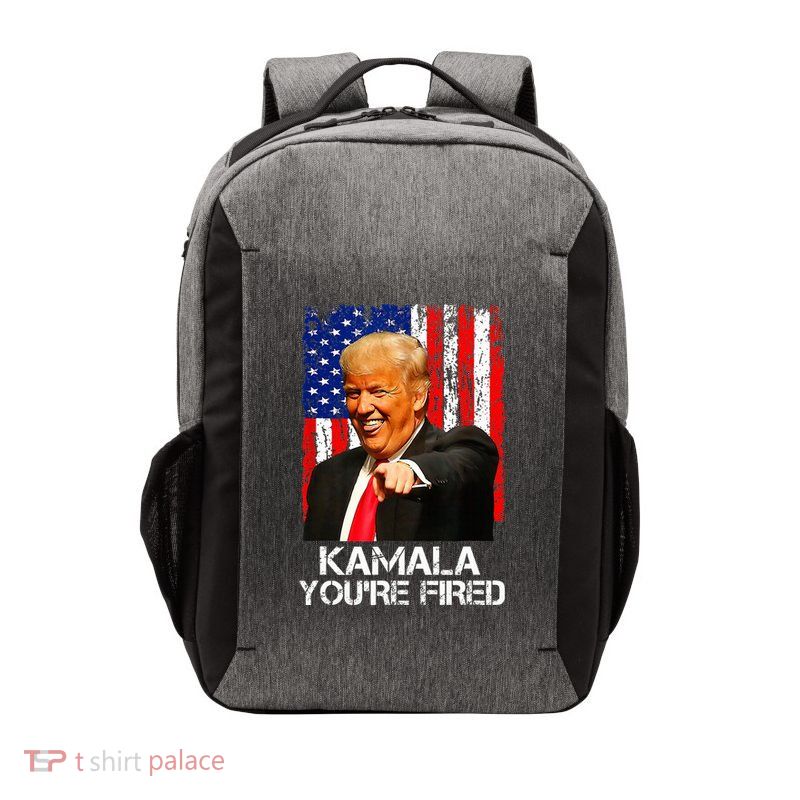 President Trump Laughing At Kamala Vector Backpack