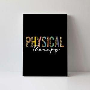 Physical Therapy leopard Physical Therapist pt month Canvas