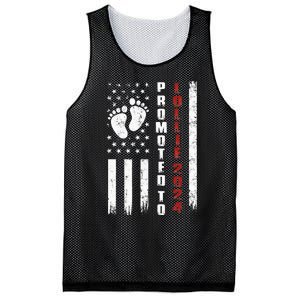 Promoted To Lollie 2024 Soon To Be Lollie 1st Time Grandma Mesh Reversible Basketball Jersey Tank