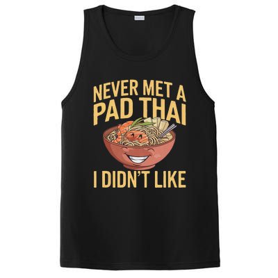 Pad Thai Lover Funny Humor Food Text Joke Loves Pad Thai PosiCharge Competitor Tank