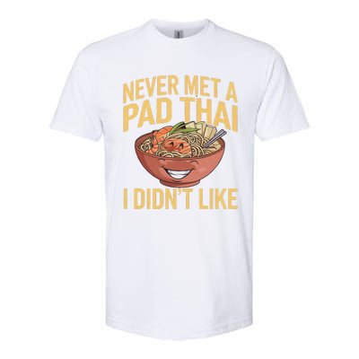 Pad Thai Lover Funny Humor Food Text Joke Loves Pad Thai Softstyle CVC T-Shirt