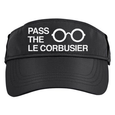 Pass the Le Corbusier Architect White Adult Drive Performance Visor