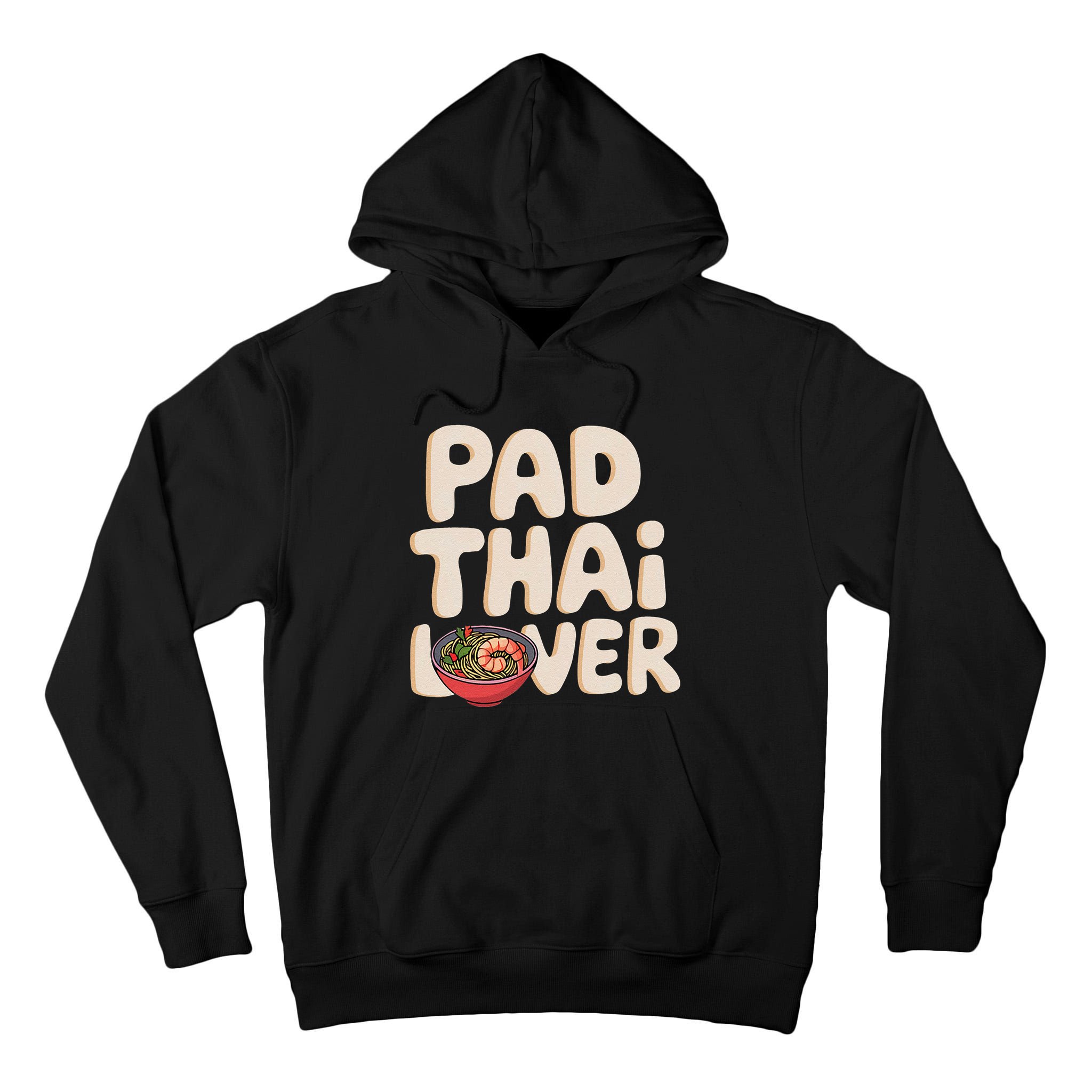 Pad Thai Lover Funny Humor Food Text Joke Loves Pad Thai Tall Hoodie