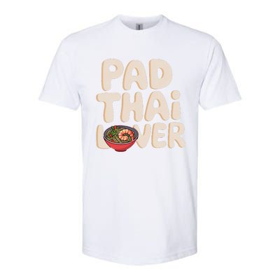 Pad Thai Lover Funny Humor Food Text Joke Loves Pad Thai Softstyle® CVC T-Shirt