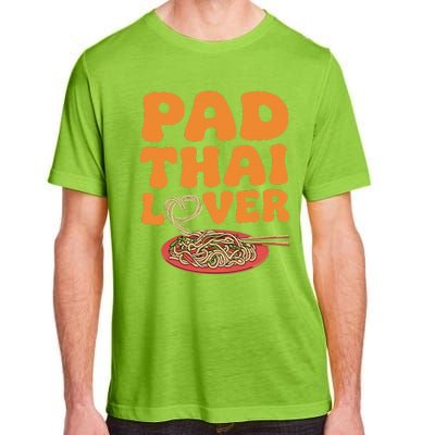 Pad Thai Lover Funny Humor Food Text Joke Loves Pad Thai Adult ChromaSoft Performance T-Shirt