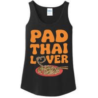 Pad Thai Lover Funny Humor Food Text Joke Loves Pad Thai Ladies Essential Tank