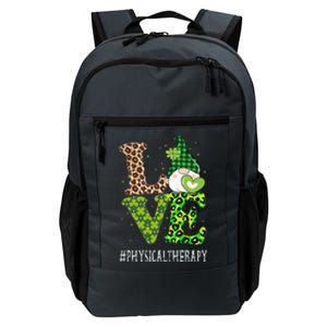 Physical Therapy Love St Patricks Day Gnome Leopard Daily Commute Backpack