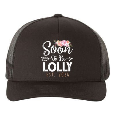 Promoted To Lolly 2024 Mothers Day Soon To Be Grandma 2024 Yupoong Adult 5-Panel Trucker Hat