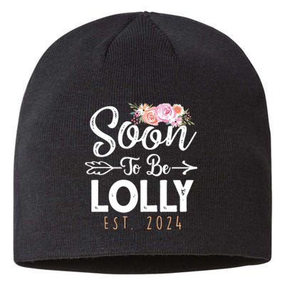 Promoted To Lolly 2024 Mothers Day Soon To Be Grandma 2024 Sustainable Beanie