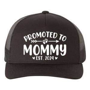 Promoted To Mommy 2024 Soon To Be Mom Baby Reveal To New Mom Yupoong Adult 5-Panel Trucker Hat