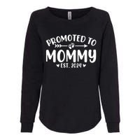 Promoted To Mommy 2024 Soon To Be Mom Baby Reveal To New Mom Womens California Wash Sweatshirt