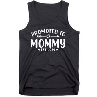 Promoted To Mommy 2024 Soon To Be Mom Baby Reveal To New Mom Tank Top