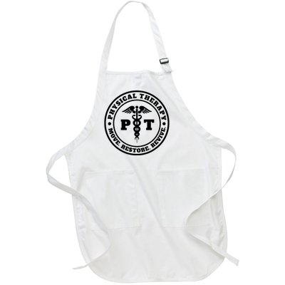 PT Therapist Medical Physical Therapy Full-Length Apron With Pockets