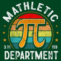 Pi Teacher Mathletic Departt Vintage 3.14 Pi Day Mousepad