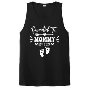 Promoted To Mommy Est 2024 New Grandma Women Grandmother PosiCharge Competitor Tank