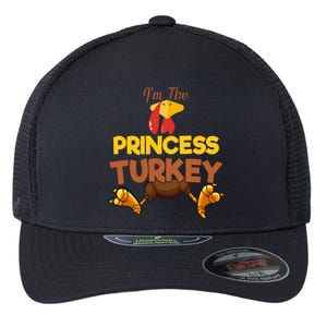 Princess Turkey Matching Family Group Thanksgiving Gifts  Flexfit Unipanel Trucker Cap