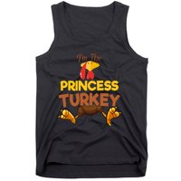 Princess Turkey Matching Family Group Thanksgiving Gifts  Tank Top