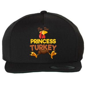 Princess Turkey Matching Family Group Thanksgiving Gifts  Wool Snapback Cap