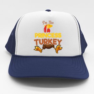 Princess Turkey Matching Family Group Thanksgiving Gifts  Trucker Hat