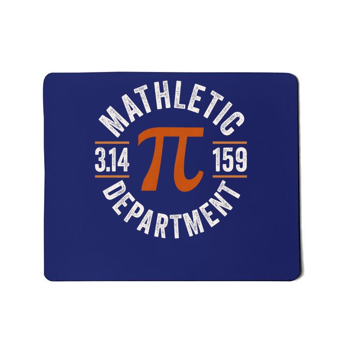 Pi Teacher Mathletic Department Vintage 3.14 Pi day Mousepad