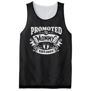 Promoted To Mommy 2024 Cute Mesh Reversible Basketball Jersey Tank