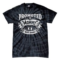 Promoted To Mommy 2024 Cute Tie-Dye T-Shirt