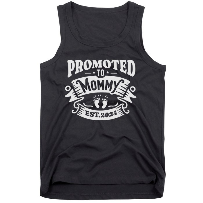 Promoted To Mommy 2024 Cute Tank Top