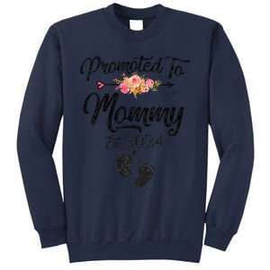 Promoted To Mommy 2024 MotherS Day Soon To Be Mom Pregnancy Sweatshirt