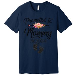 Promoted To Mommy 2024 MotherS Day Soon To Be Mom Pregnancy Premium T-Shirt