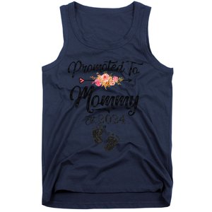 Promoted To Mommy 2024 MotherS Day Soon To Be Mom Pregnancy Tank Top