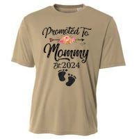 Promoted To Mommy 2024 MotherS Day Soon To Be Mom Pregnancy Cooling Performance Crew T-Shirt