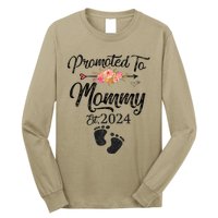 Promoted To Mommy 2024 MotherS Day Soon To Be Mom Pregnancy Long Sleeve Shirt