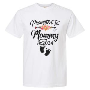 Promoted To Mommy 2024 MotherS Day Soon To Be Mom Pregnancy Garment-Dyed Heavyweight T-Shirt