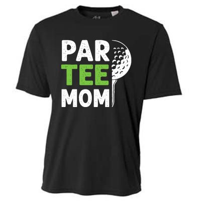 Par Tee Mom Funny Golf Pun Vintage Golfing Quote Party Retro Premium Cooling Performance Crew T-Shirt