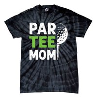 Par Tee Mom Funny Golf Pun Vintage Golfing Quote Party Retro Premium Tie-Dye T-Shirt