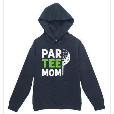 Par Tee Mom Funny Golf Pun Vintage Golfing Quote Party Retro Premium Urban Pullover Hoodie