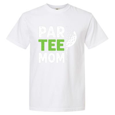 Par Tee Mom Funny Golf Pun Vintage Golfing Quote Party Retro Premium Garment-Dyed Heavyweight T-Shirt