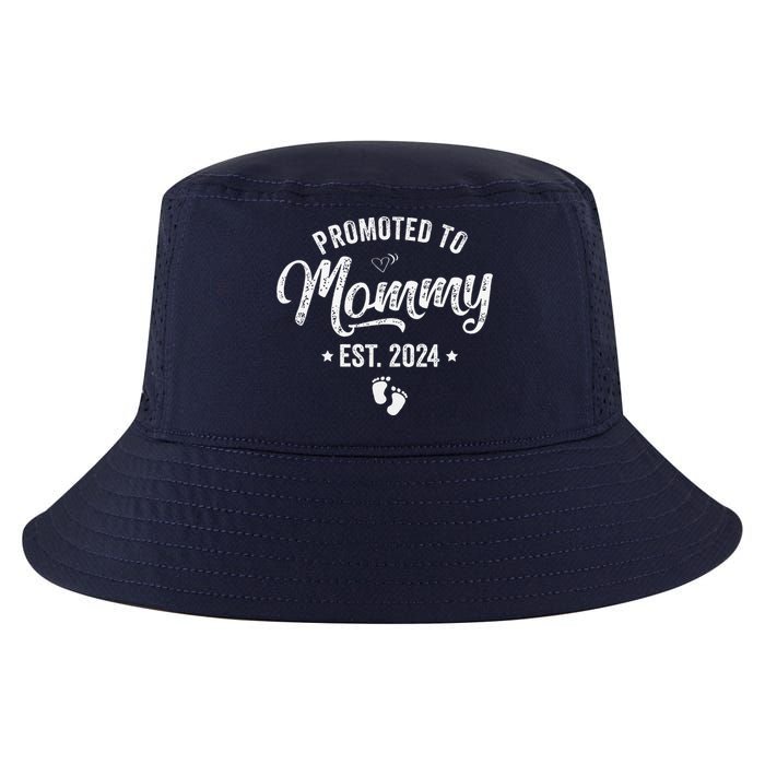 Promoted To Mommy Est 2024 Soon To Be Mom 2024 MotherS Day Cool Comfort Performance Bucket Hat