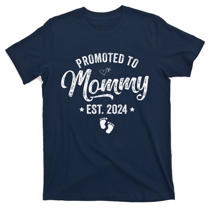 Promoted To Mommy Est 2024 Soon To Be Mom 2024 MotherS Day T-Shirt