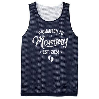 Promoted To Mommy Est 2024 Soon To Be Mom 2024 MotherS Day Mesh Reversible Basketball Jersey Tank