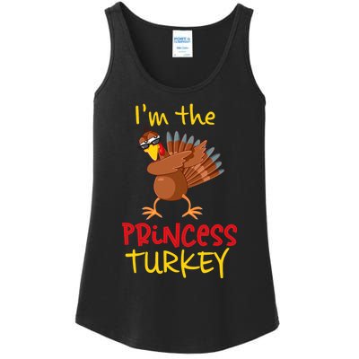 Princess Turkey Matching Family Group Thanksgiving Party Ladies Essential Tank