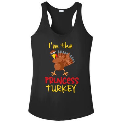 Princess Turkey Matching Family Group Thanksgiving Party Ladies PosiCharge Competitor Racerback Tank