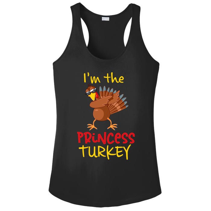 Princess Turkey Matching Family Group Thanksgiving Party Ladies PosiCharge Competitor Racerback Tank