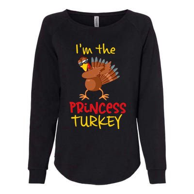 Princess Turkey Matching Family Group Thanksgiving Party Womens California Wash Sweatshirt