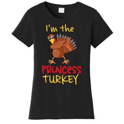 Princess Turkey Matching Family Group Thanksgiving Party Women's T-Shirt