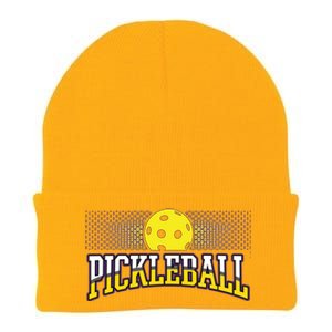 Pickleball Trendy Modern Gift Knit Cap Winter Beanie