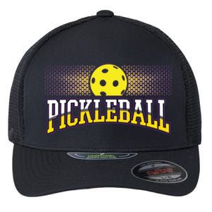 Pickleball Trendy Modern Gift Flexfit Unipanel Trucker Cap