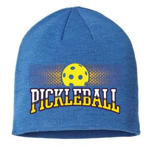 Pickleball Trendy Modern Gift Sustainable Beanie