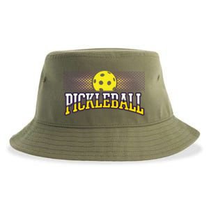 Pickleball Trendy Modern Gift Sustainable Bucket Hat